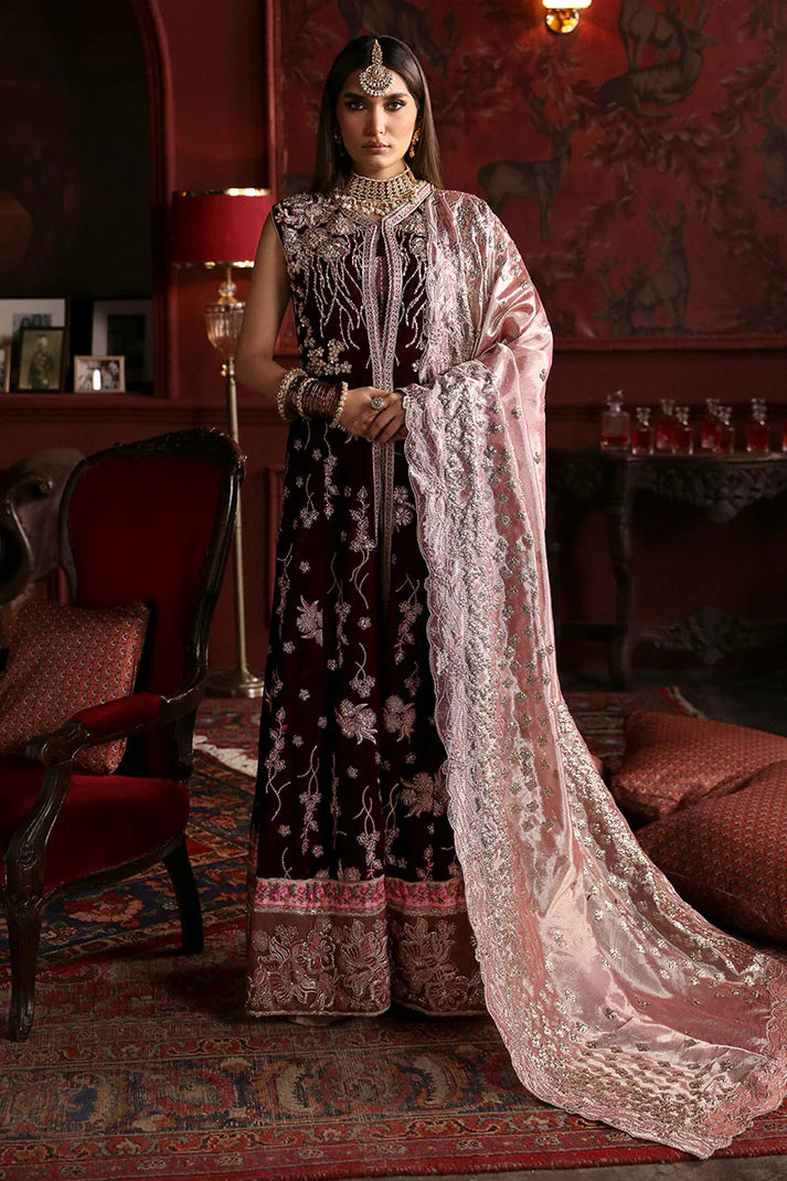 Mushq Nilofuer Unstitched Velvet-Golnar