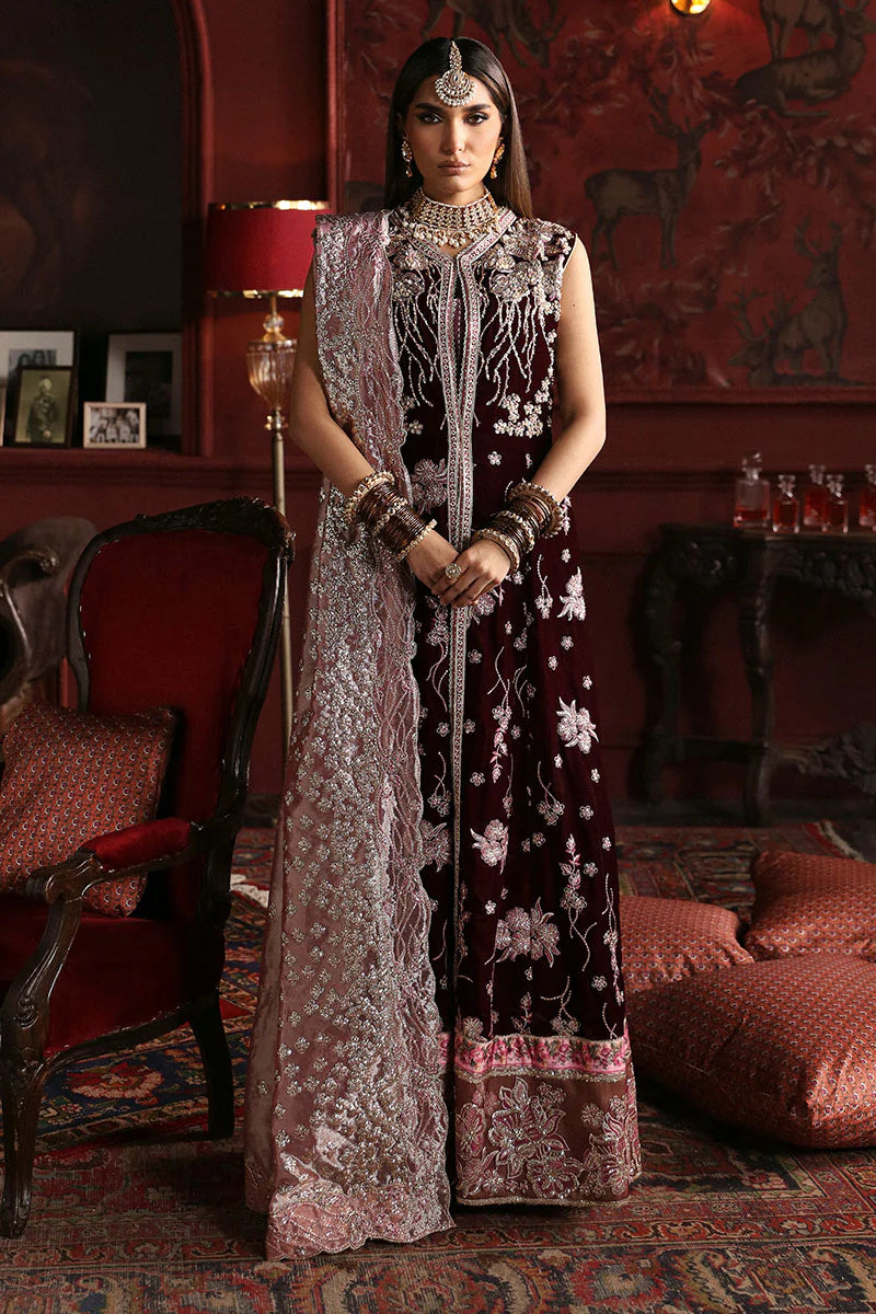 Mushq Nilofuer Unstitched Velvet-Golnar
