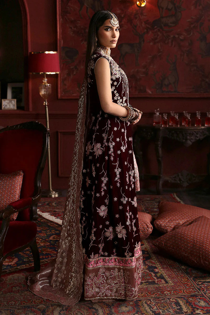 Mushq Nilofuer Unstitched Velvet-Golnar