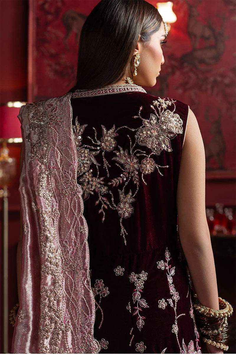 Mushq Nilofuer Unstitched Velvet-Golnar